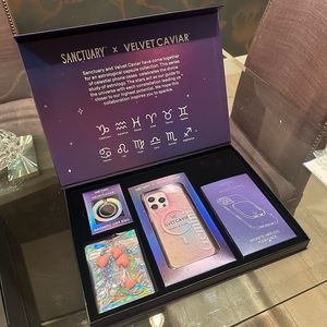 Velvet caviar Gemini Iphone 14promax case & accessories New in Box value of $160